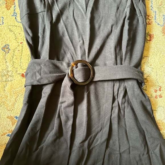 Loft Black Cotton Dress - Picture 3 of 4